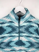 Vintage Fleece Blau L – Detailansicht Vorderseite