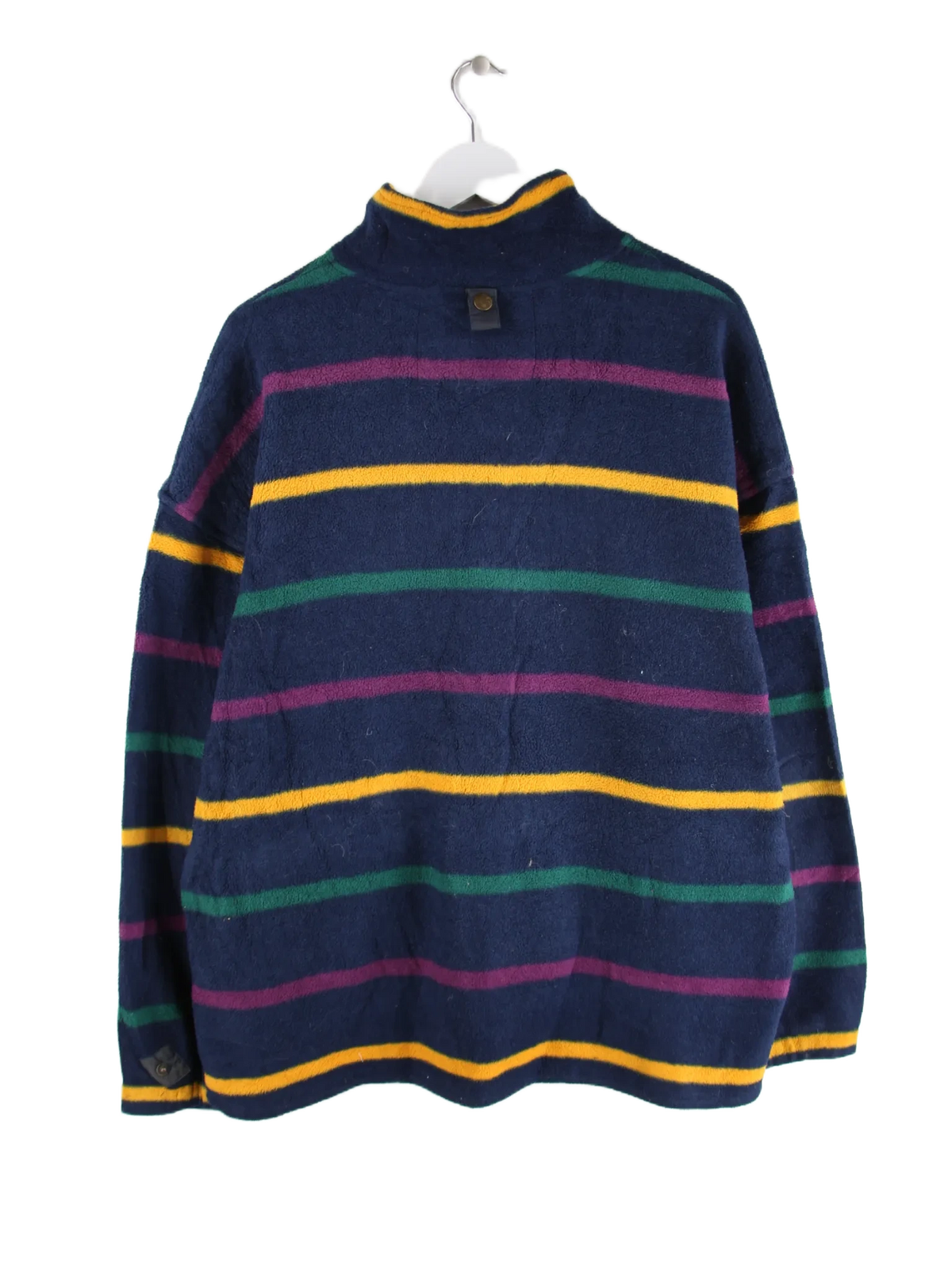 Vintage Fleece Blau L – Rückseite