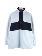Vintage Fleece Blau L – Vorderseite