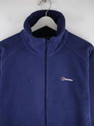Vintage Fleece Blau L – Detailansicht Vorderseite