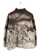 Vintage Fleece Braun L – Rückseite