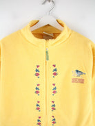 Vintage Fleece Gelb M – Detailansicht Vorderseite