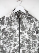 Vintage Fleece Grau L – Detailansicht Vorderseite