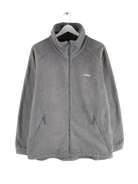 Vintage Fleece Grau L – Vorderseite