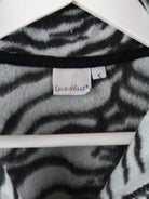 Vintage Fleece Grau S – Etikett