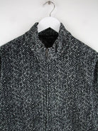 Vintage Fleece Grau XL – Detailansicht Vorderseite