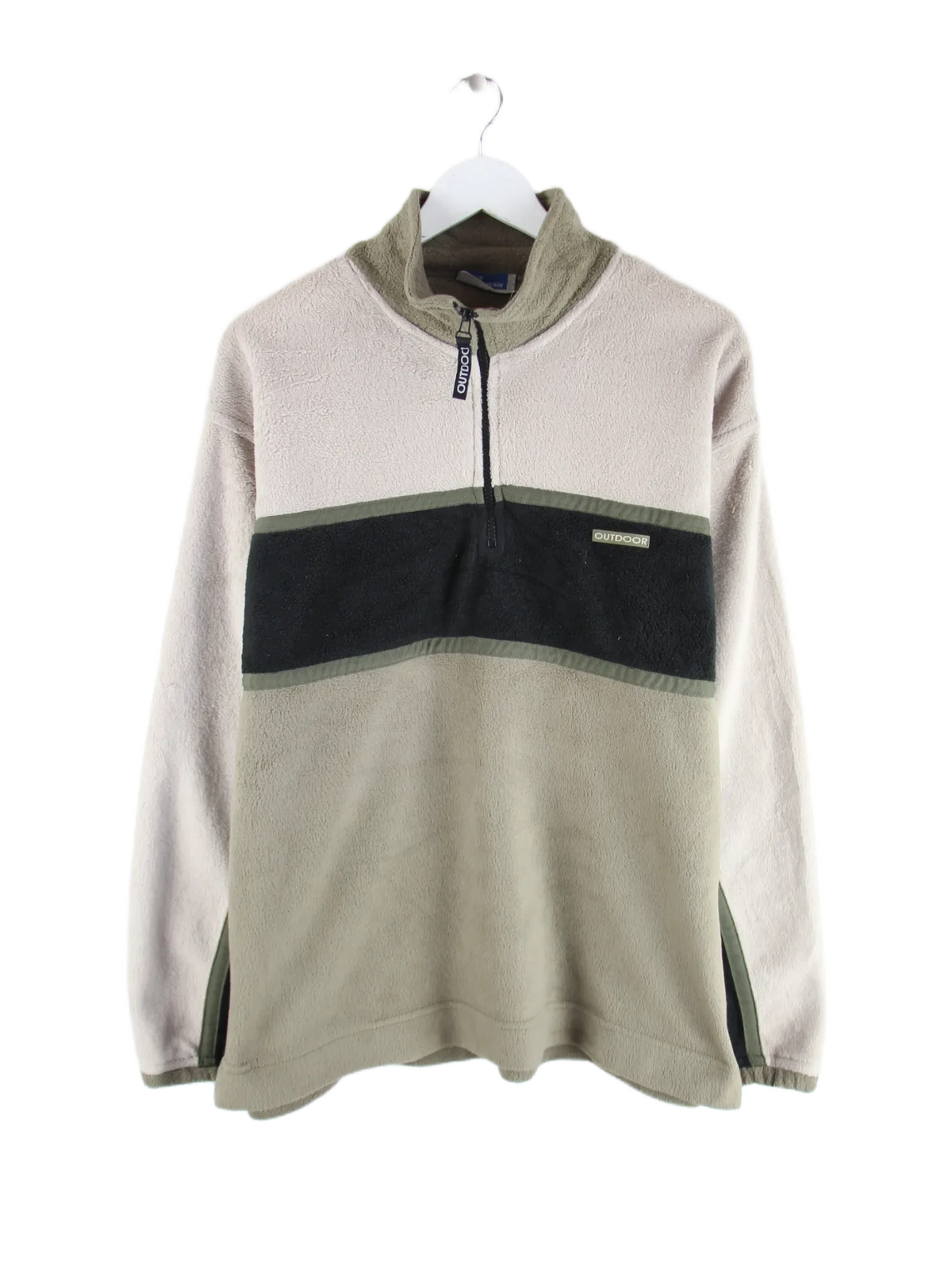 Vintage Fleece Grau XL – Vorderseite
