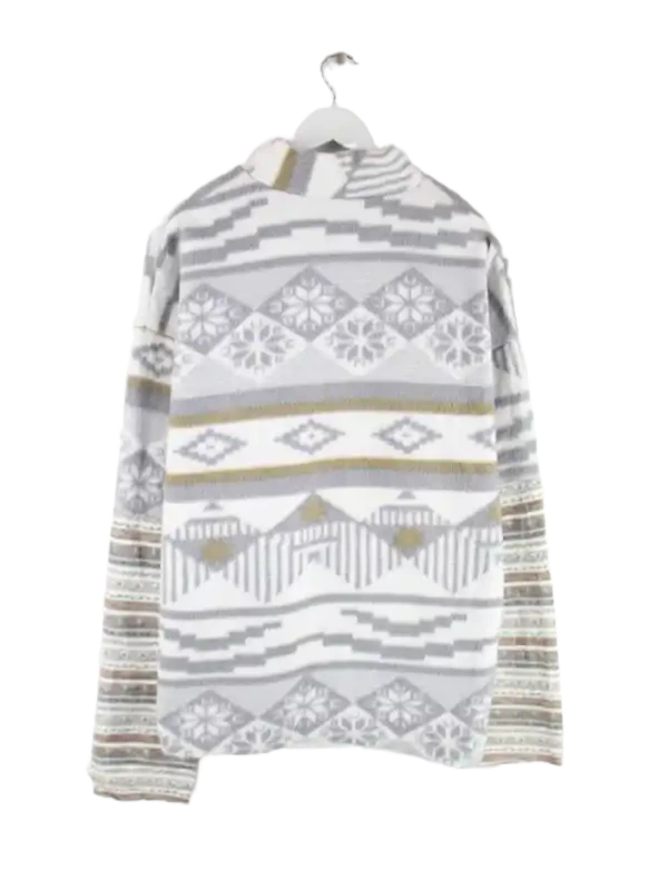 Vintage Fleece Grau XXL – Rückseite