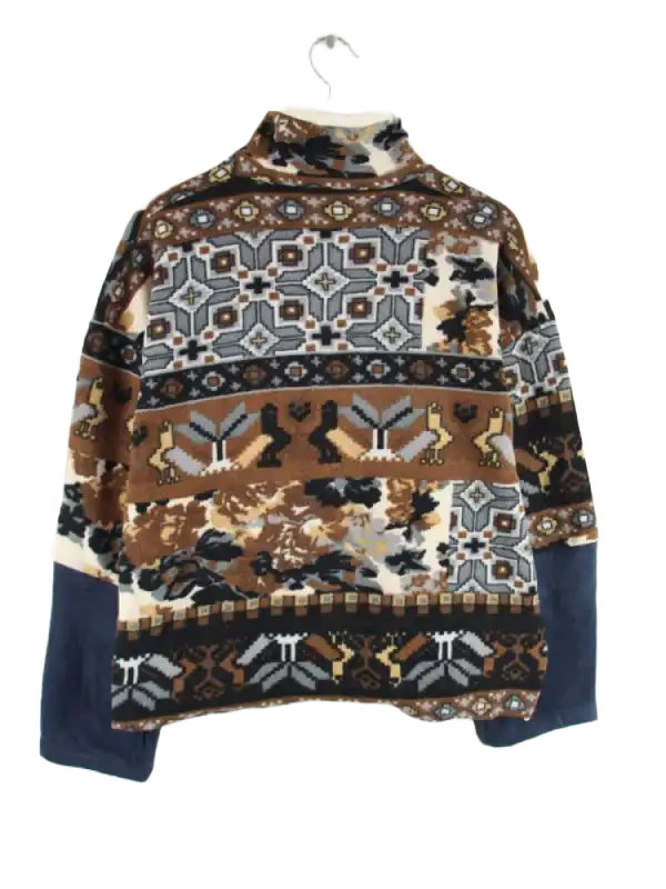 Vintage Fleece Mehrfarbig L – Rückseite