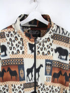 Vintage Fleece Mehrfarbig XXL – Detailansicht Vorderseite