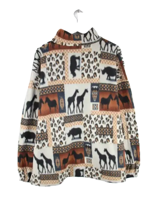 Vintage Fleece Mehrfarbig XXL – Rückseite