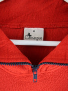 Vintage Fleece Rot M – Etikett