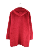 Vintage Fleece Rot M – Rückseite