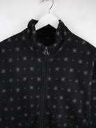 Vintage Fleece Schwarz XL – Detailansicht Vorderseite