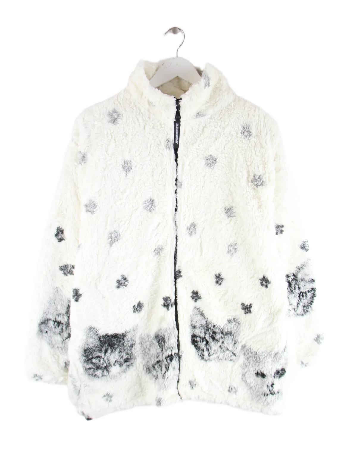 Vintage Fleece Weiß XL – Vorderseite