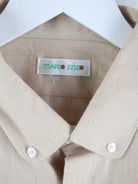 Vintage Freizeit Hemd Beige XL – Etikett