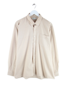Vintage Freizeit Hemd Beige XL – Vorderseite