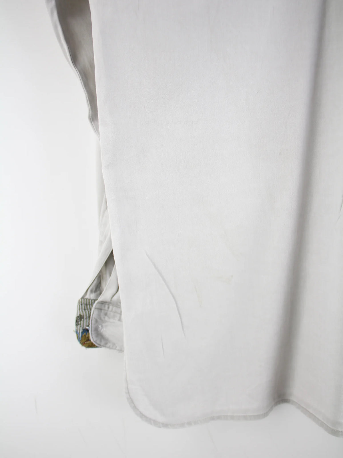 Vintage Freizeit Hemd Grau M – Detailbild 3