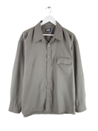 Vintage Freizeit Hemd Grau XXL – Vorderseite