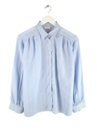 Vintage Hemd Blau L – Vorderseite