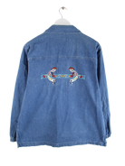 Vintage Jacke Blau L – Rückseite