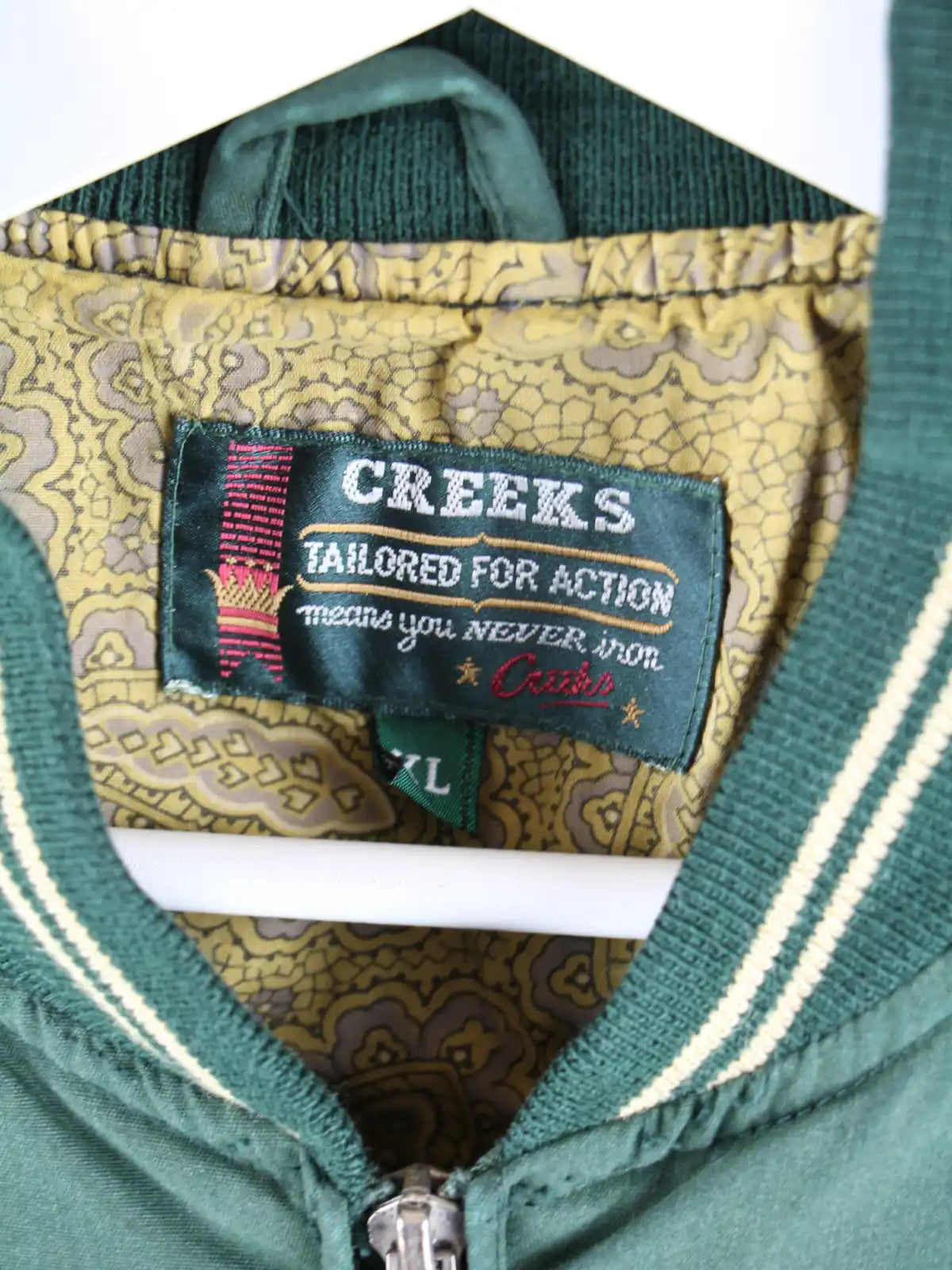 Vintage Jacke Grün XL – Etikett