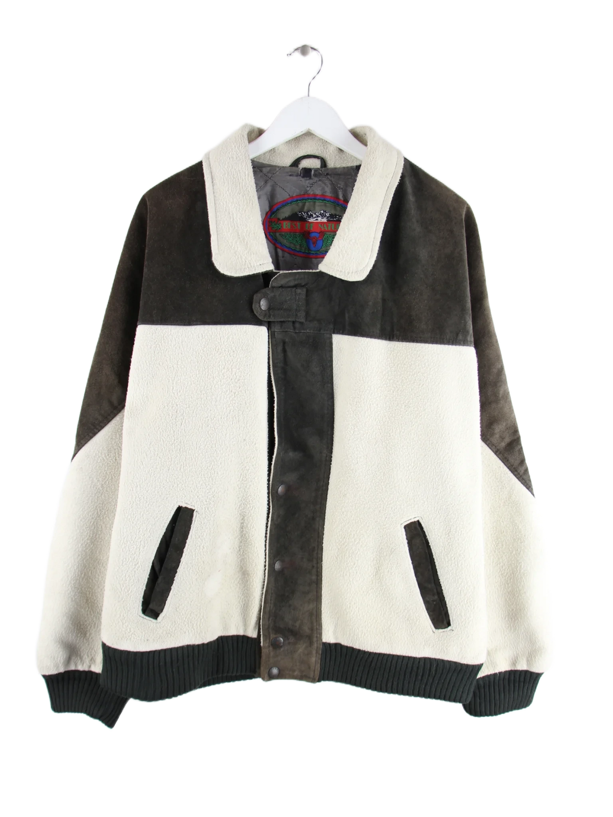 Vintage Jacke Mehrfarbig XXL – Vorderseite