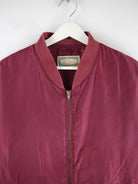Vintage Jacke Rot M – Detailansicht Vorderseite