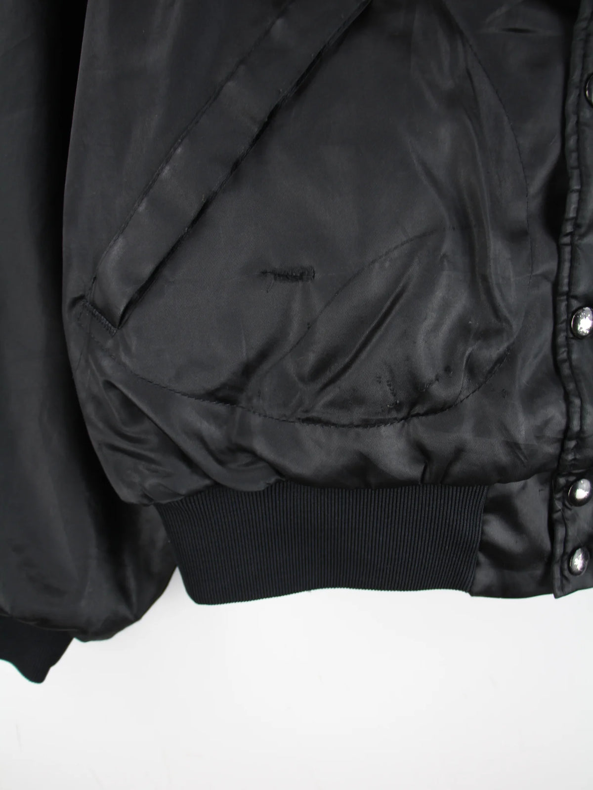 Vintage Jacke Schwarz L – Etikett