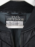 Vintage Jacke Schwarz XL – Detailansicht Vorderseite