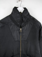 Vintage Jacke Schwarz XL – Detailansicht Vorderseite