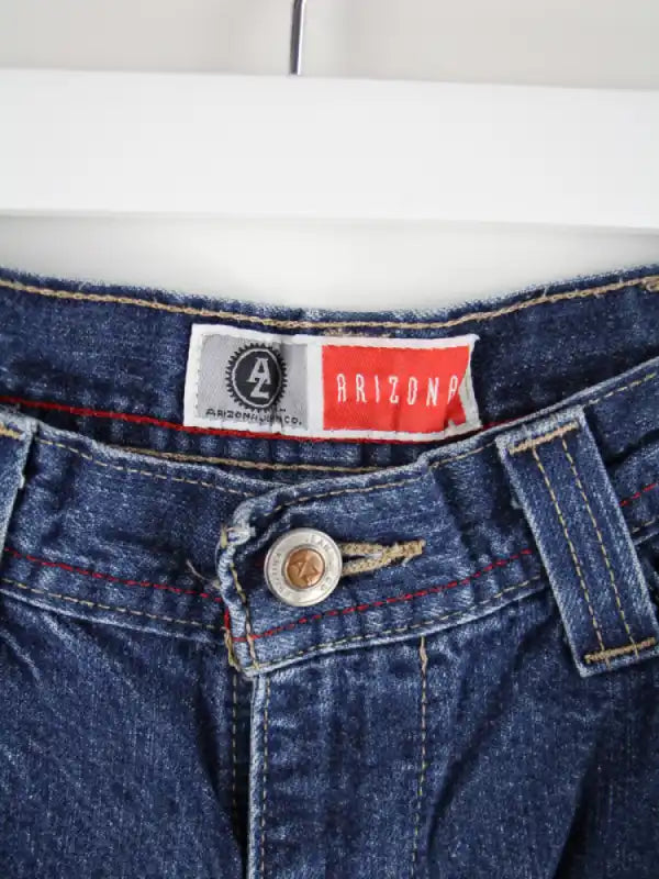 Vintage Jeans Blau – Detailansicht Vorderseite