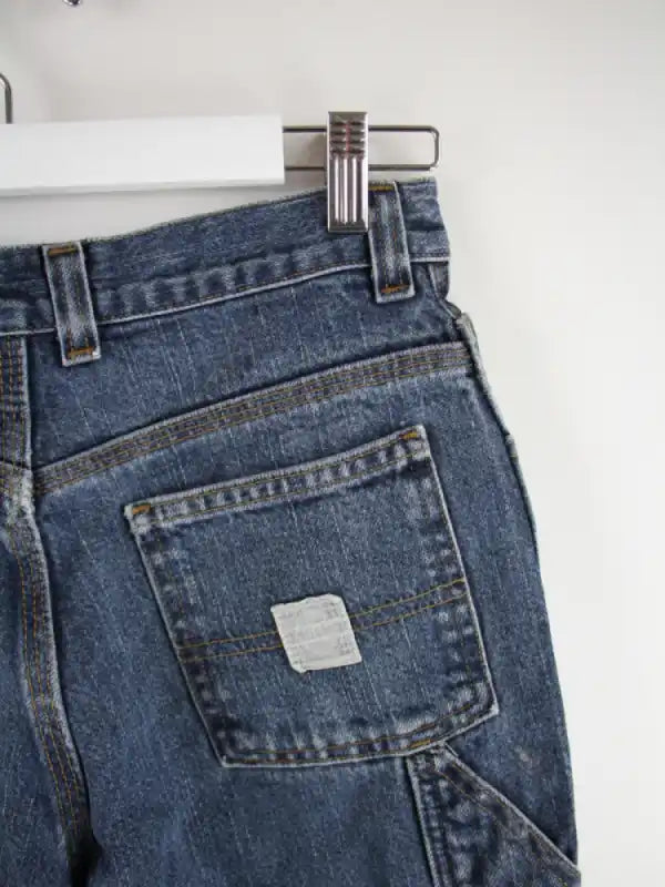 Vintage Jeans Blau – Detailansicht Vorderseite