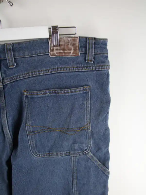 Vintage Jeans Blau – Detailansicht Vorderseite
