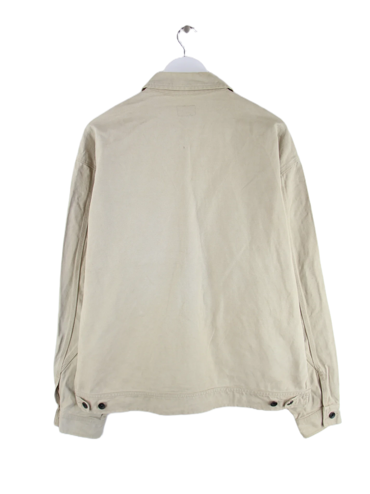 Vintage Jeansjacke Beige XXL – Rückseite