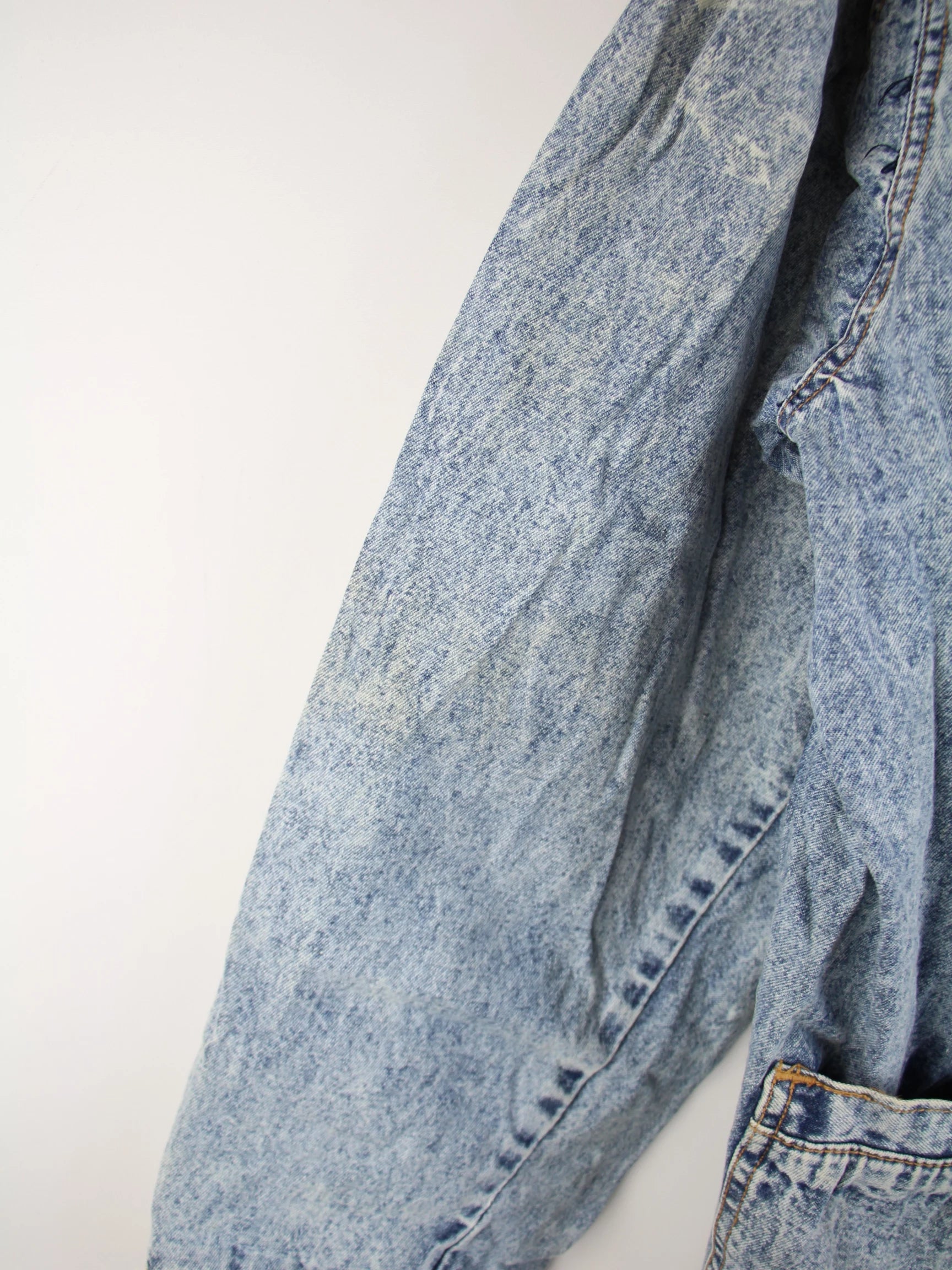 Vintage Jeansjacke Blau L – Detailbild 1