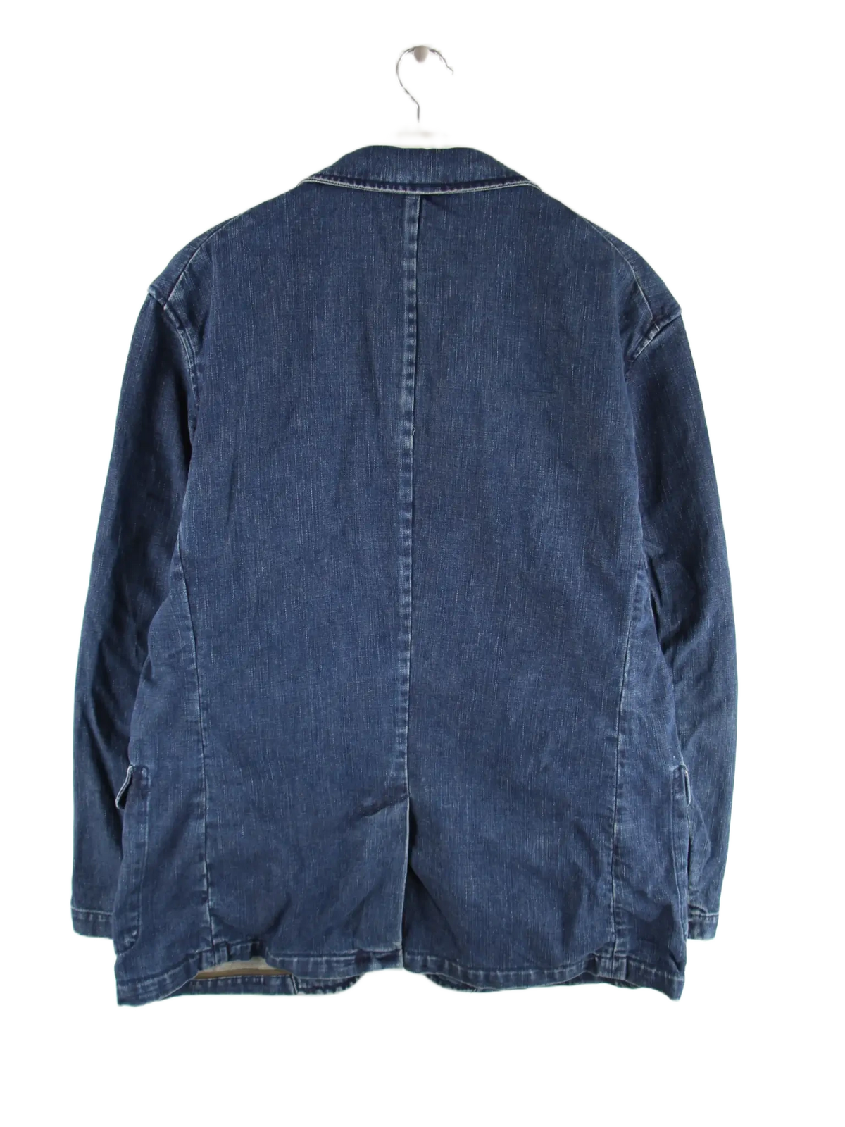 Vintage Jeansjacke Blau L – Rückseite