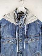 Vintage Jeansjacke Blau M – Detailansicht Vorderseite