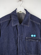 Vintage Jeansjacke Blau L – Detailansicht Vorderseite