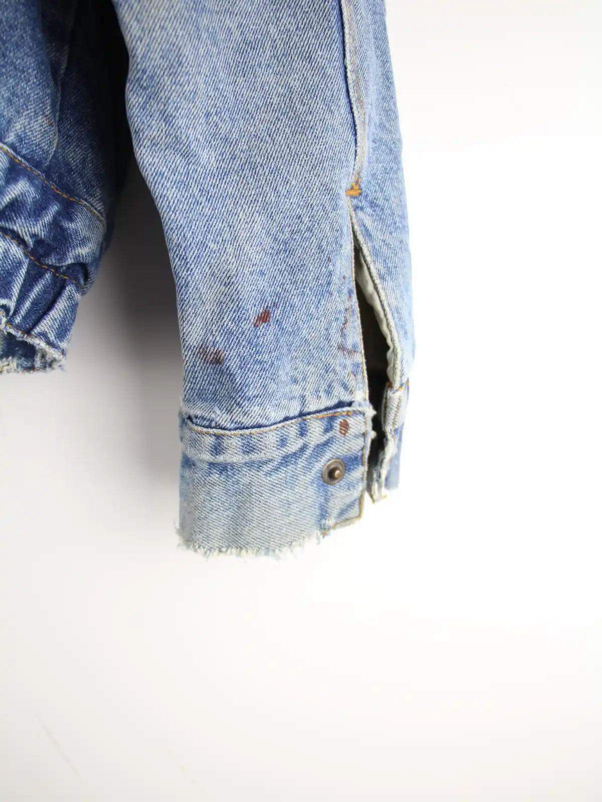 Vintage Jeansjacke Blau M – Detailbild 4
