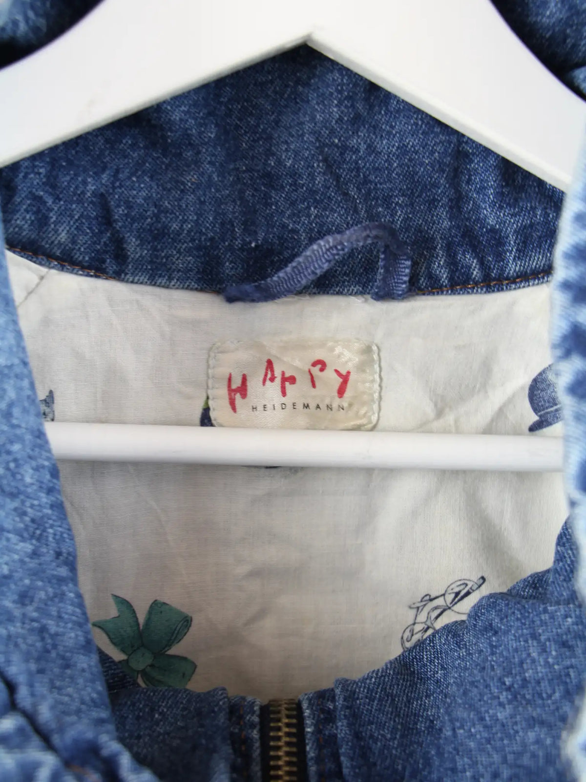 Vintage Jeansjacke Blau M – Etikett