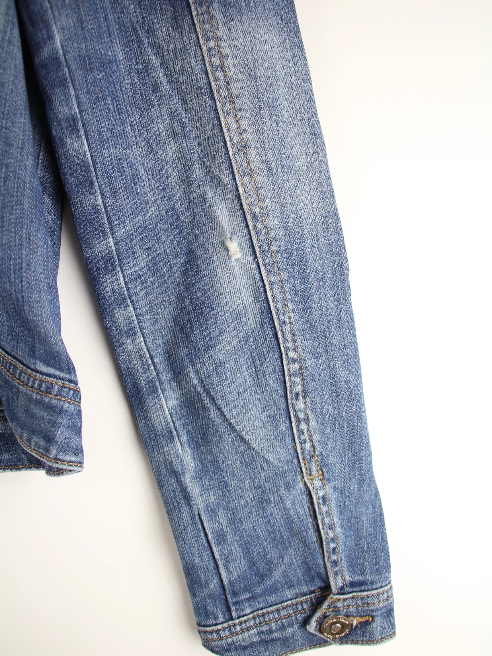 Vintage Jeansjacke Blau S – Detailbild 1