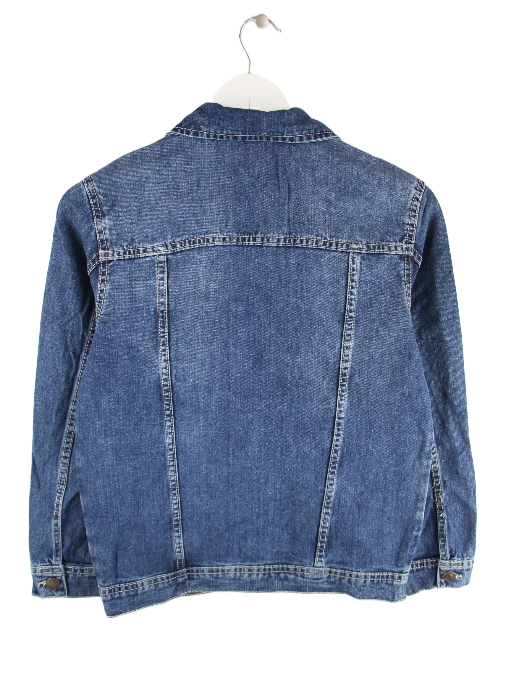 Vintage Jeansjacke Blau S – Rückseite