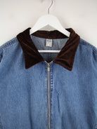 Vintage Jeansjacke Blau XL – Detailansicht Vorderseite