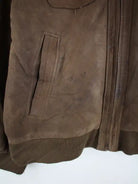 Vintage Lederjacke Braun L – Detailbild 1