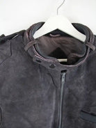 Vintage Lederjacke Grau XL – Etikett