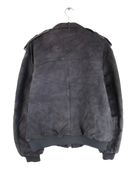 Vintage Lederjacke Grau XL – Rückseite