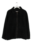 Vintage Lederjacke Schwarz XL – Vorderseite