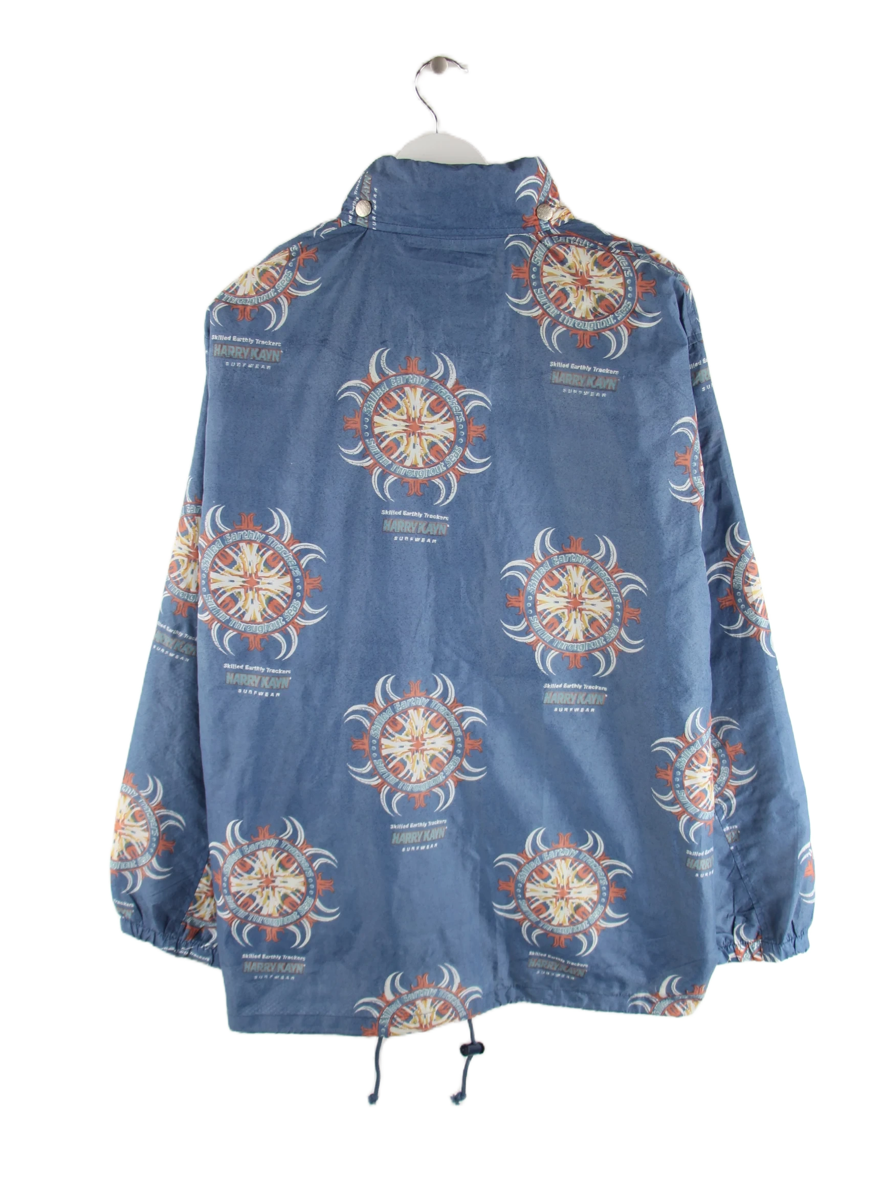 Vintage Leichte Jacke Blau L – Rückseite