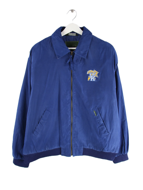 Vintage Leichte Jacke Blau L – Vorderseite